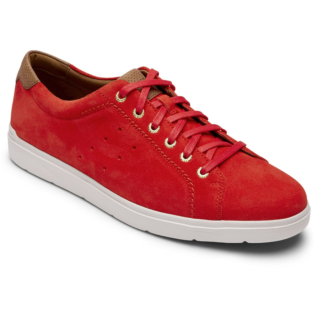 Rockport Mens Sneakers Red - Total Motion Lite Ltd Lace-To-Toes - UK 534-NRQUTI